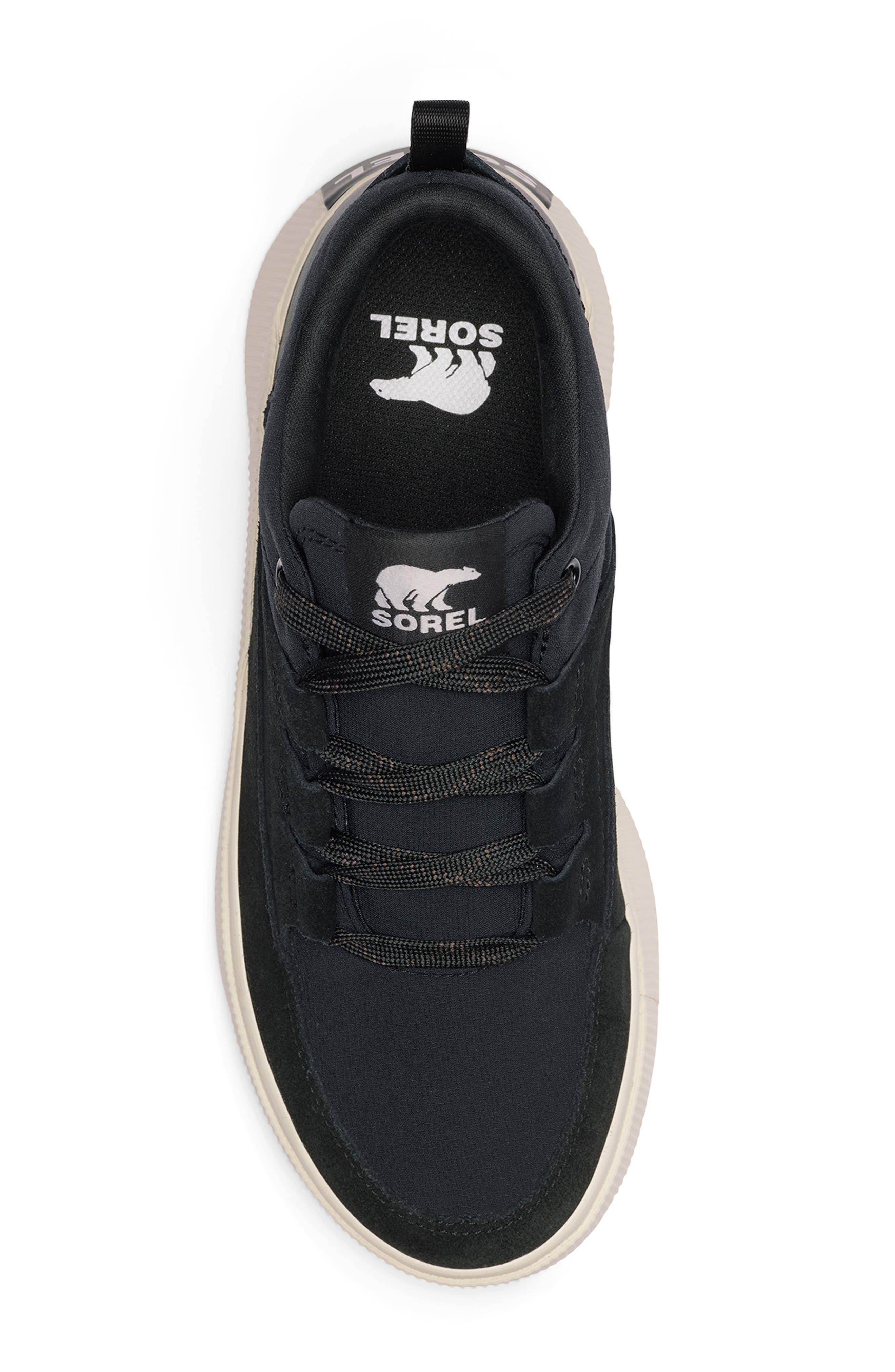 SOREL Out N About IV Waterproof Sneaker, Alternate, color, Black/ Gum 2