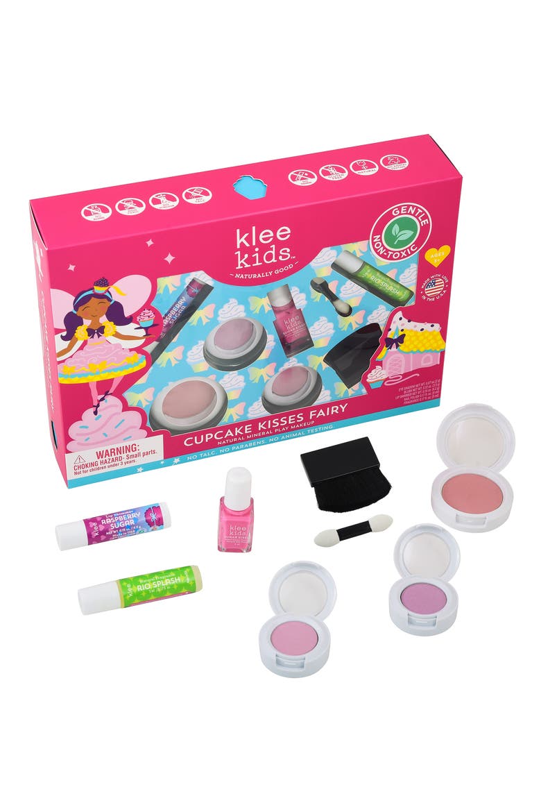 Kids' Cupcake Kisses Mineral Play Makeup Set, Main, color, PINK