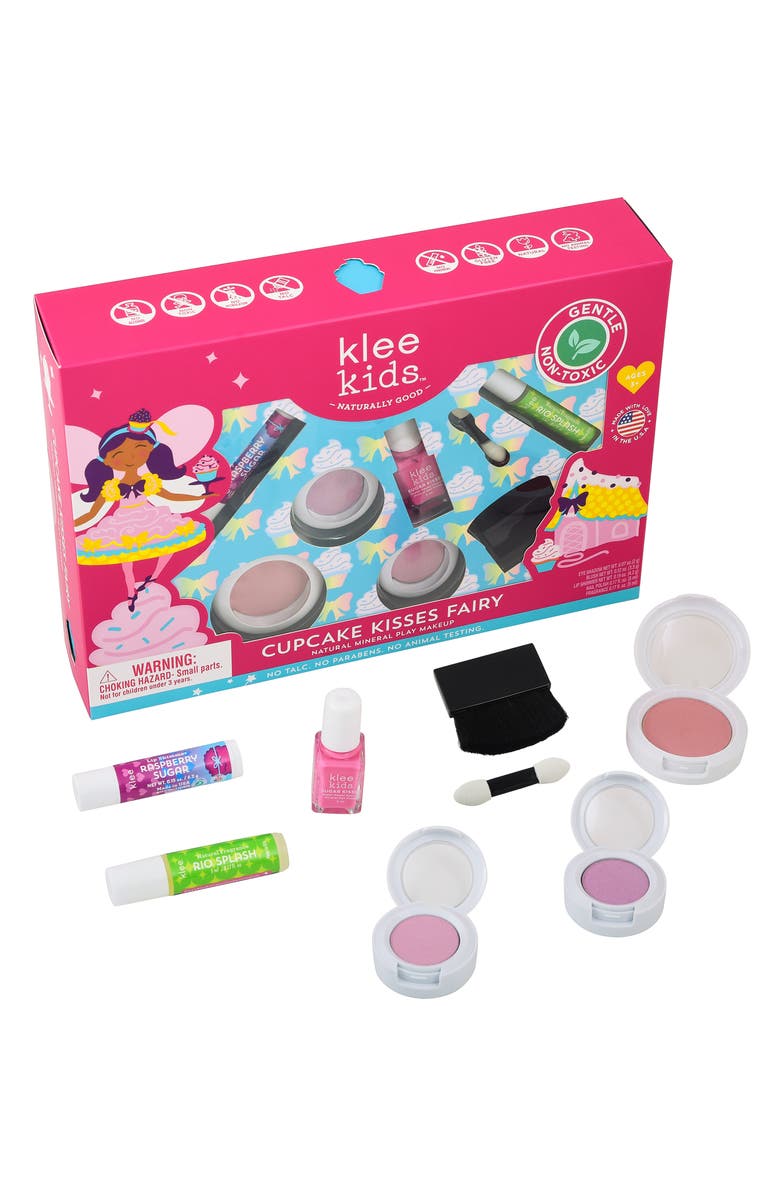 Klee Kids Kids' Cupcake Kisses Mineral Play Makeup Set, Main, color, 