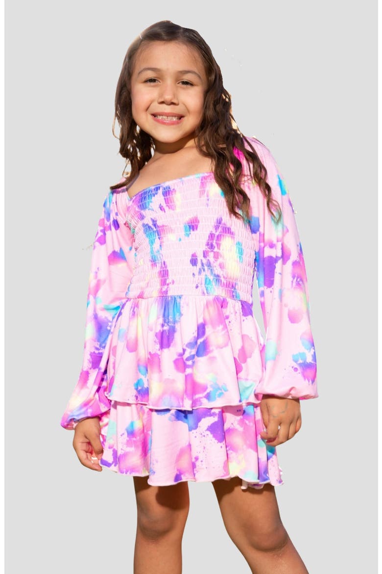 Kids' Simply Soft Short Sleeve Romper, Alternate, color, PINK BLEACH