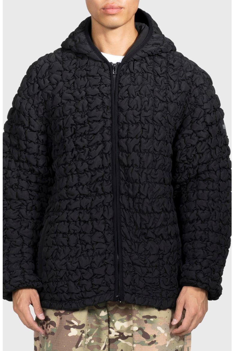 Tender Hooded Quilted Puffer Jacket, Main, color, BLACK