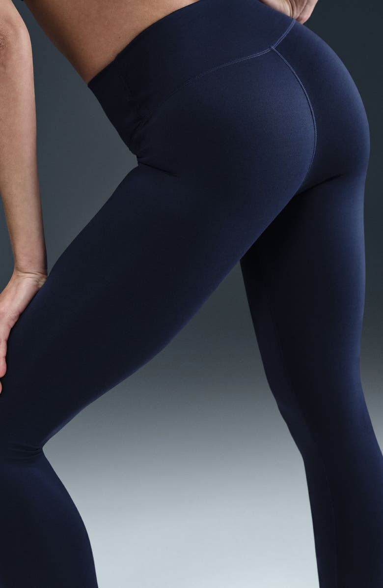 Nike Therma-FIT High Waist Leggings, Alternate, color, Midnight Navy
