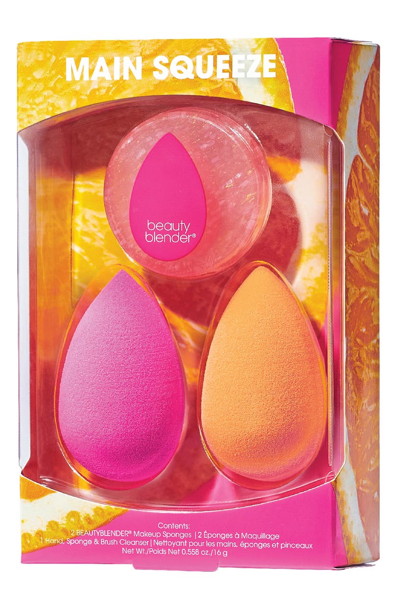 beautyblender<sup>®</sup> Main Squeeze Blend & Cleanse Beauty Blender Set $49 Value, Alternate, color, Original Pink And Pop Blenders