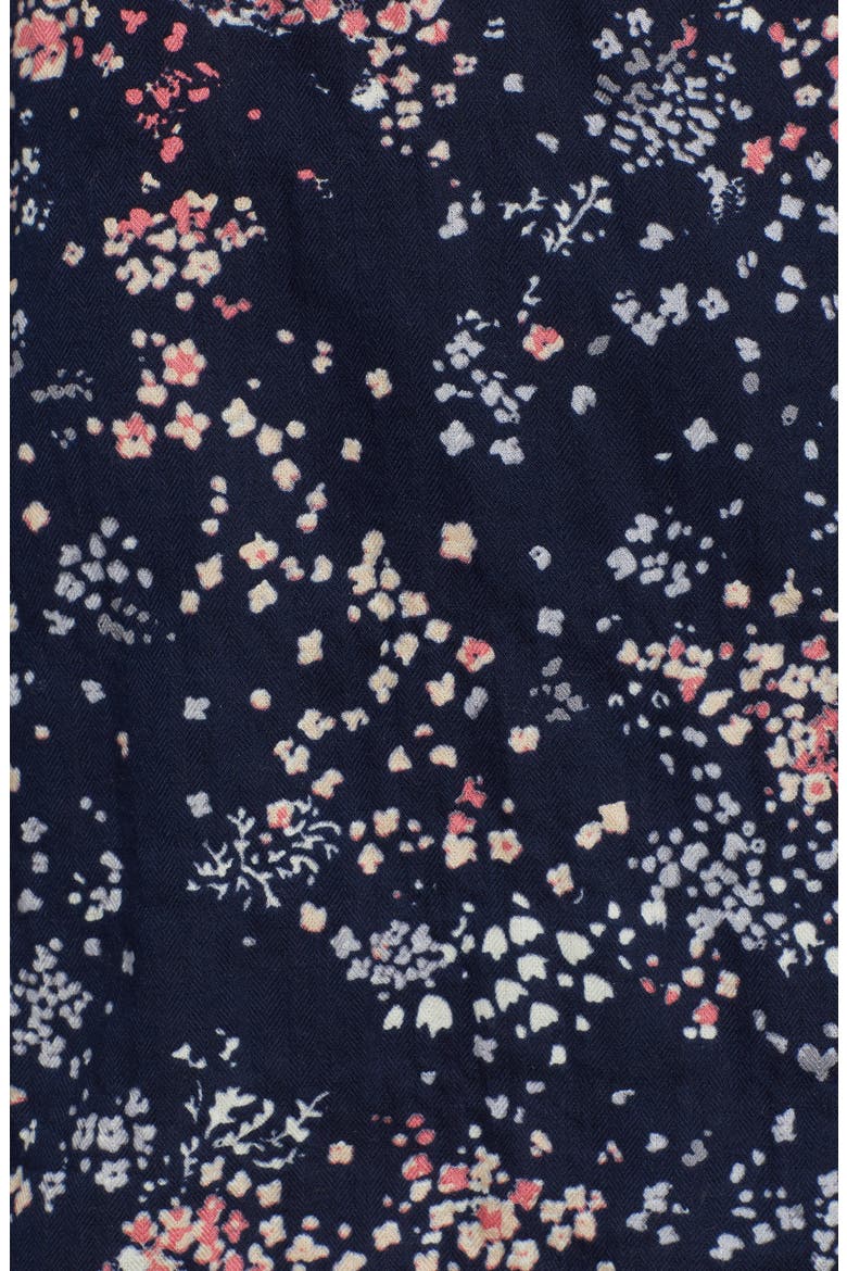 Woven Tunic, Alternate, color, NAVY LITTLE FLOWERS