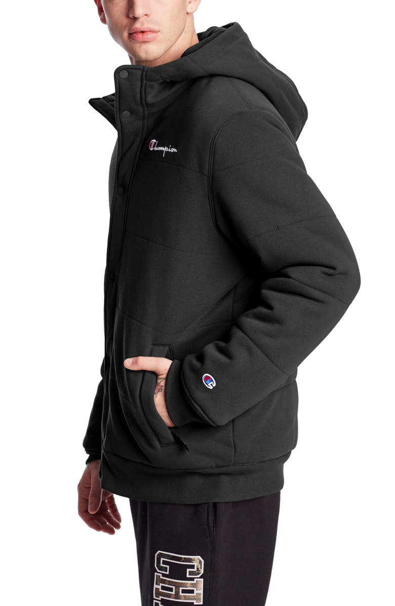 Champion Reverse Weave Puffer Jacket, Alternate, color,