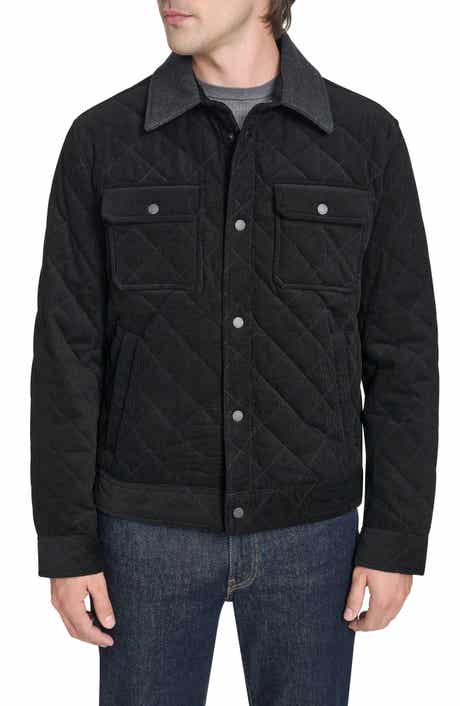 Cole Haan Quilted Shirt Jacket