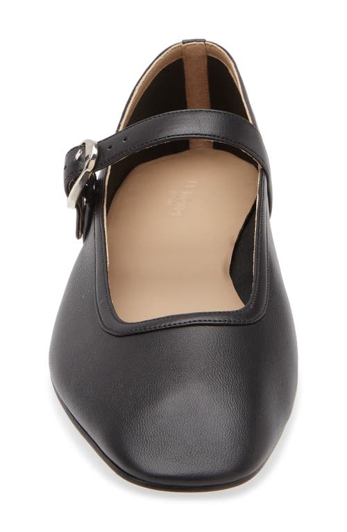 Shop Le Monde Beryl Lea Mary Jane Flat In Black