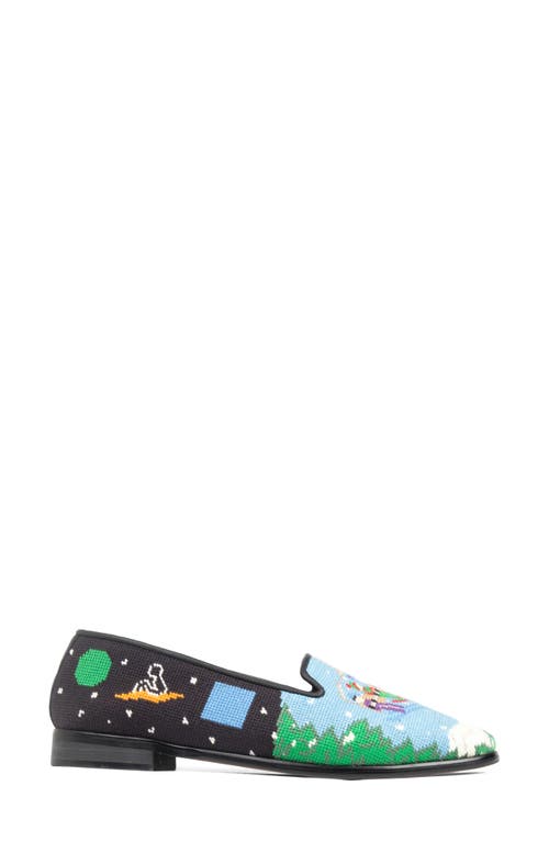 Bypaige Après Ski Needlepoint Loafer In Green