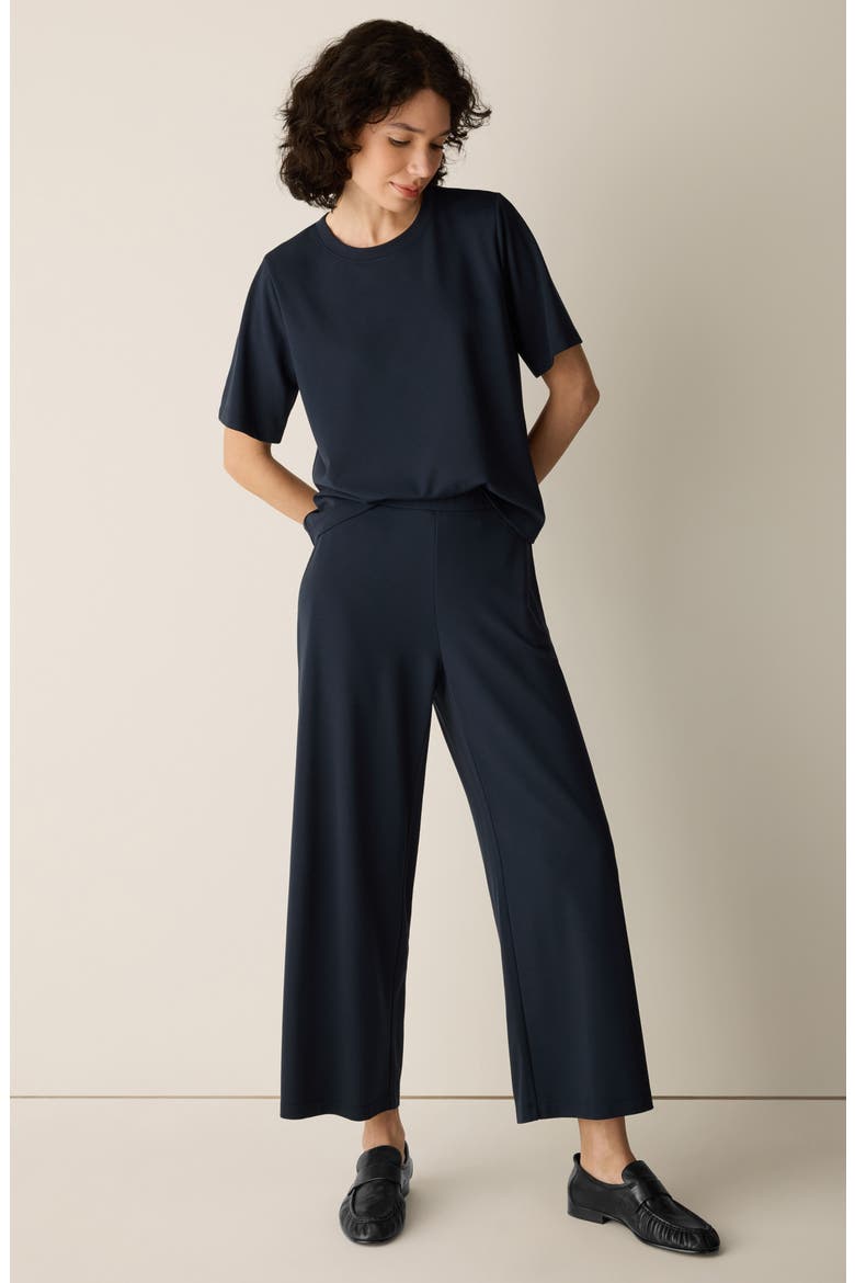 Wide Ankle Pants, Alternate, color, MARITIME