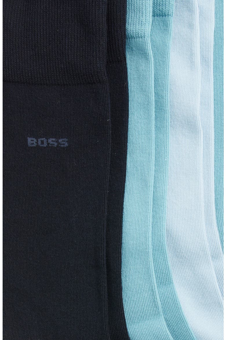 Assorted 5-Pack Crew Socks, Alternate, color, BLUE MULTI
