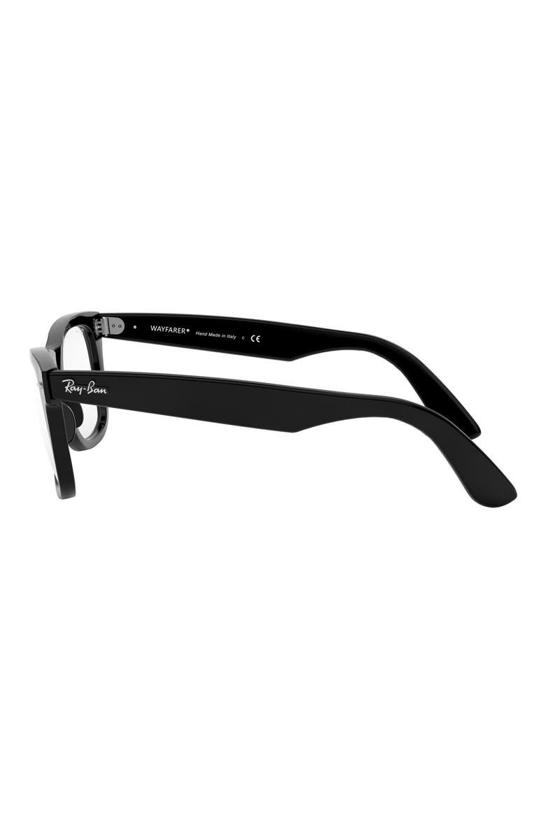 50mm Optical Glasses, Alternate, color, SHINY BLACK