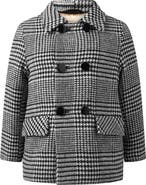 Rachel Riley Houndstooth Double Breasted Coat