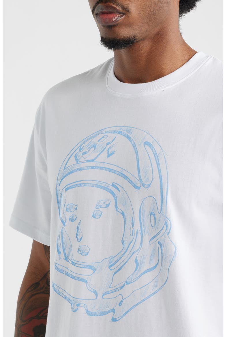 Helmet Sketch Graphic T-Shirt, Alternate, color, WHITE