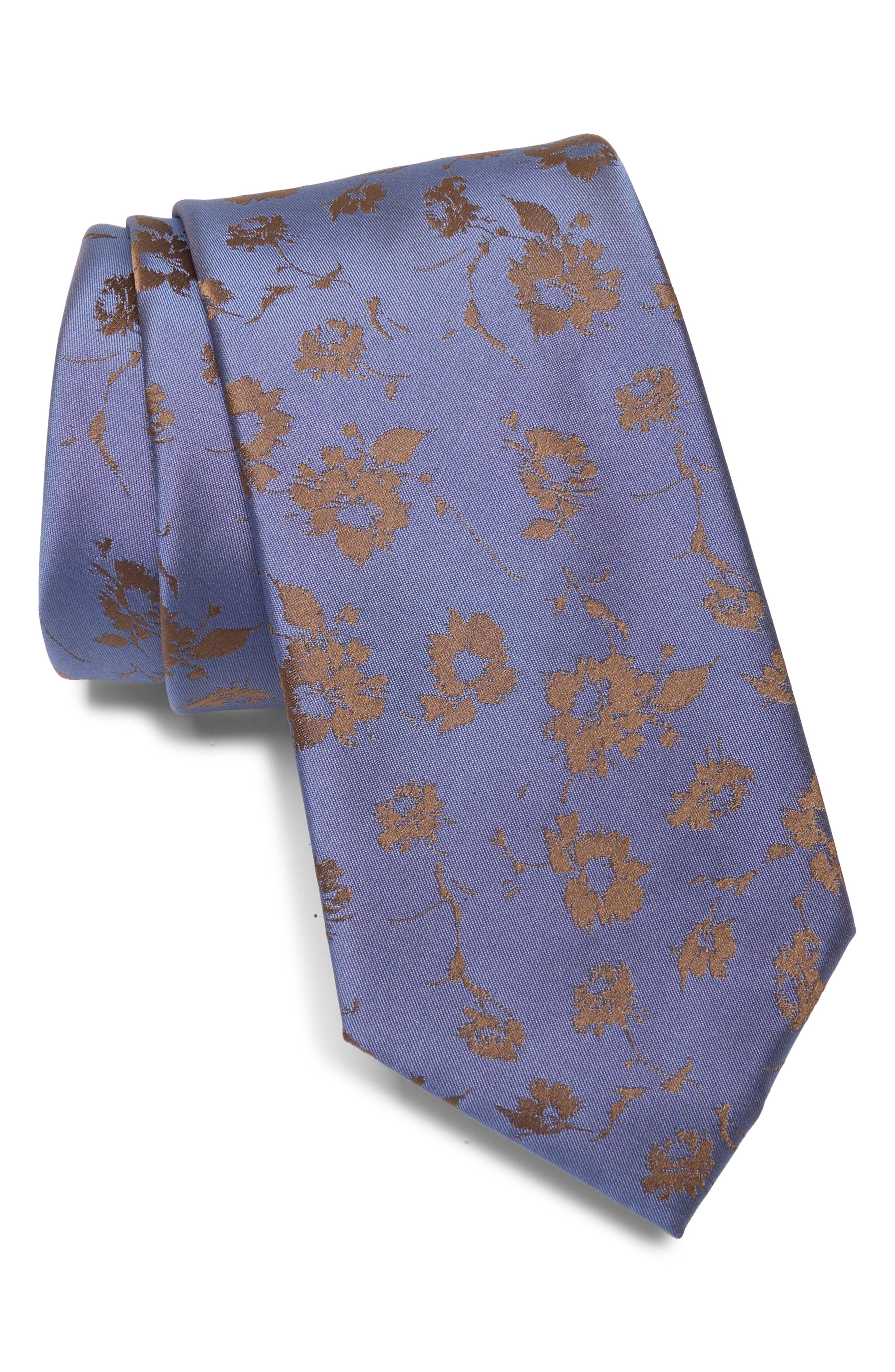 Floral Woven Tie