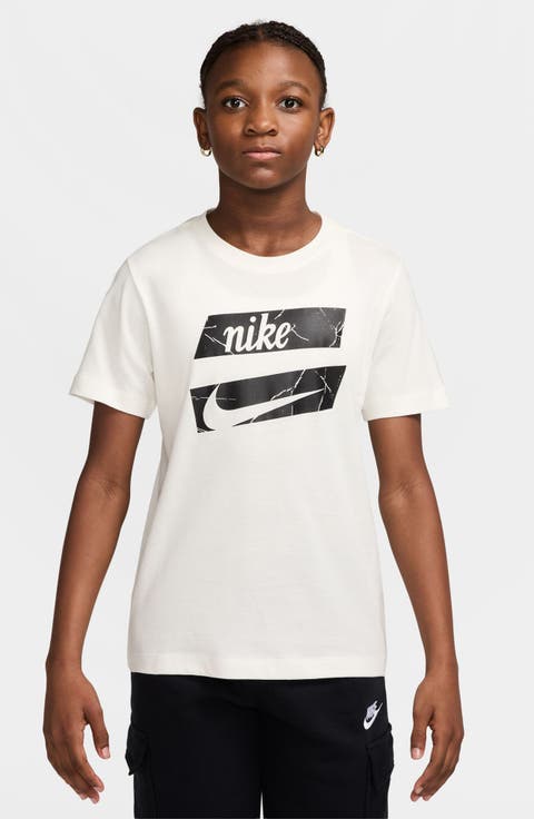 Kids' Sportswear Club Cotton Graphic T-Shirt