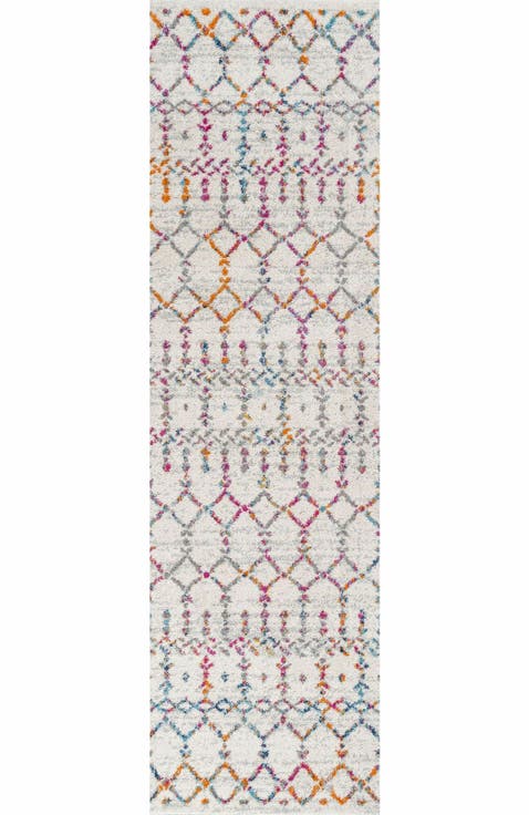 Moroccan HYPE Boho Vintage Diamond Area Rug