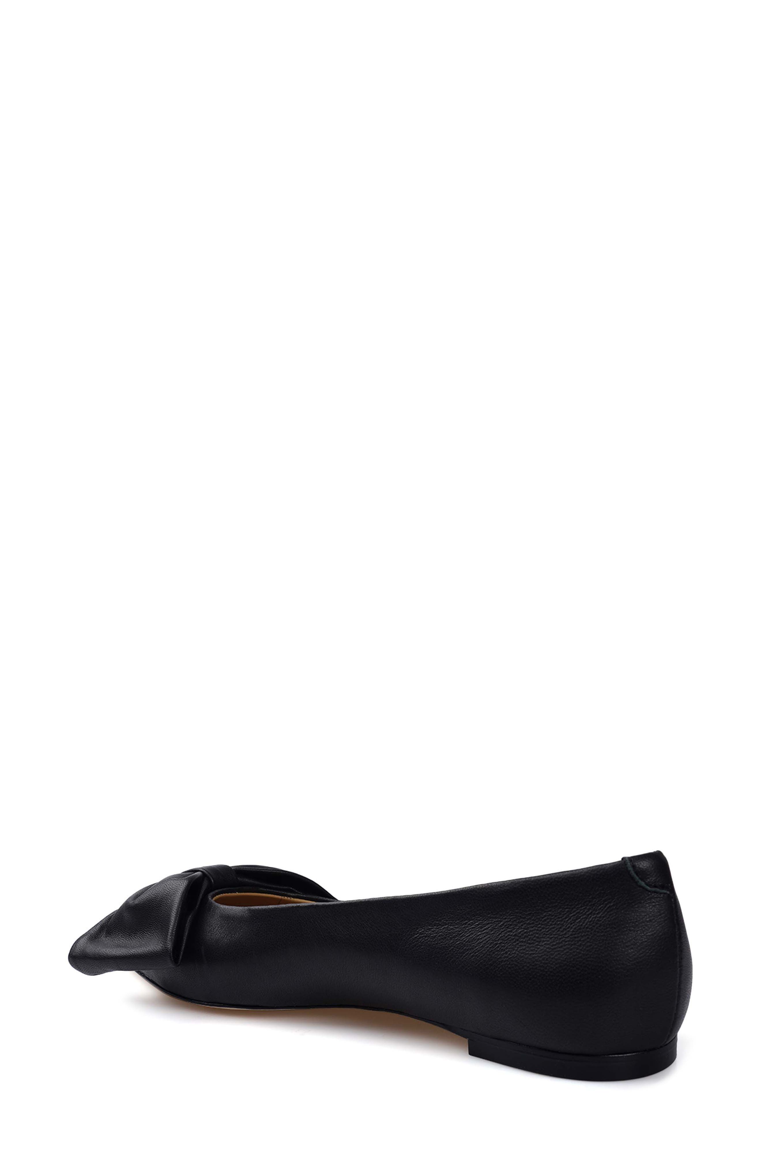 ZIGI Manelik Pointed Toe Flat, Alternate, color, Black