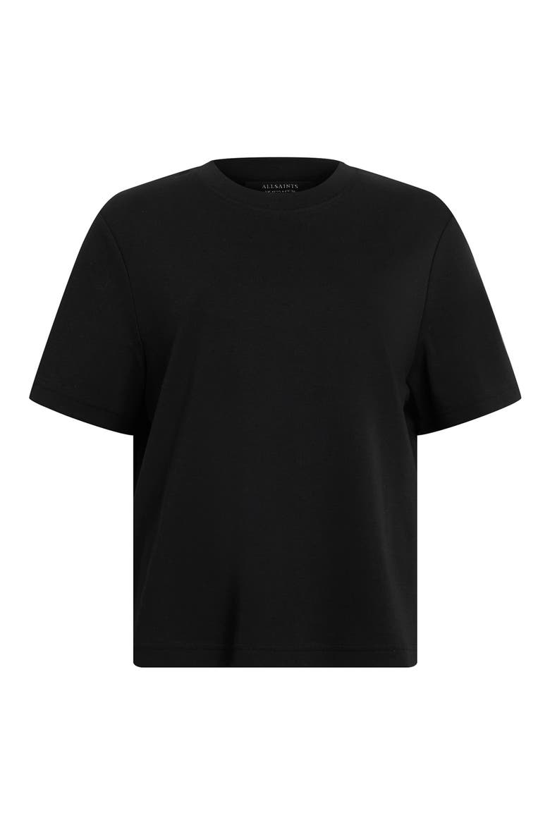 Lisa Crewneck T-Shirt, Alternate, color, BLACK