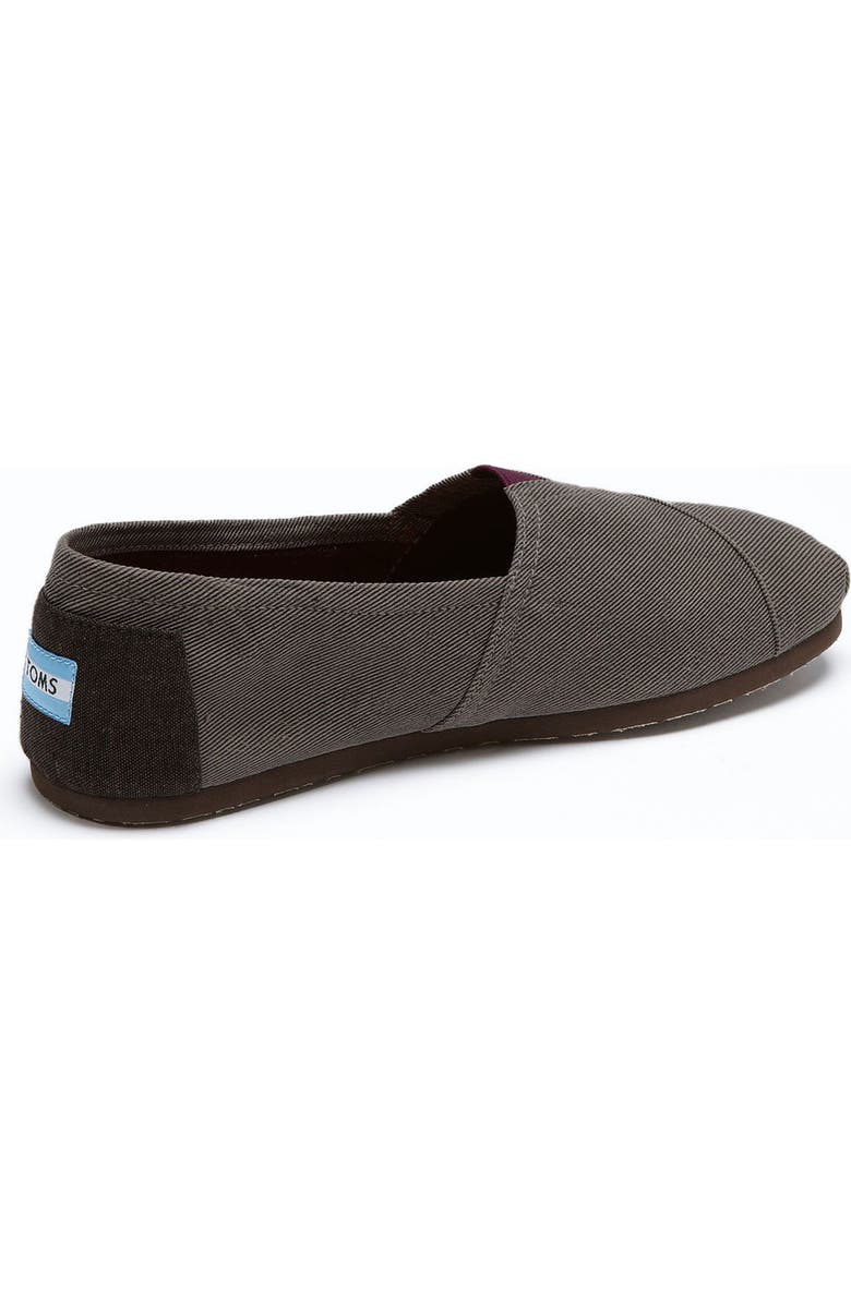 TOMS 'Classic' Twill Slip-On, Alternate, color,