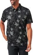 TravisMathew Trek Tide Floral Cotton Blend Piqué Polo