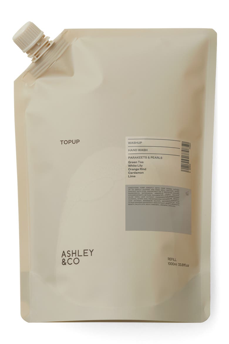 Topup Botanical Hand Wash Refill - Parakeets & Pearls, Main, color, NO COLOR