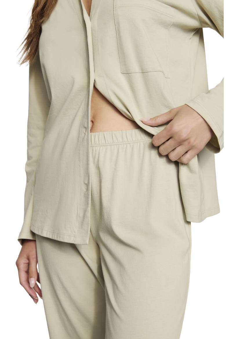Organic Pima Cotton Pajamas, Alternate, color, SANDSTONE