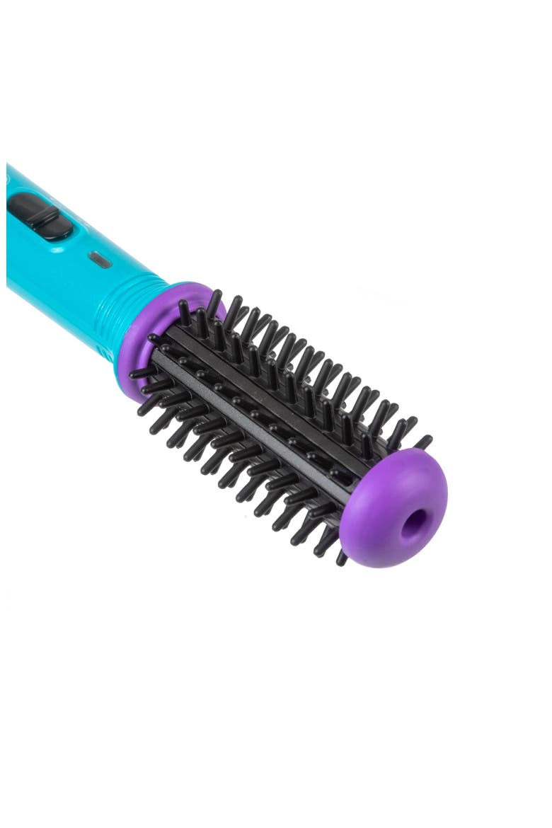 Gogo Mini Round Brush, Alternate, color, BLUE/ BERRY MULTI
