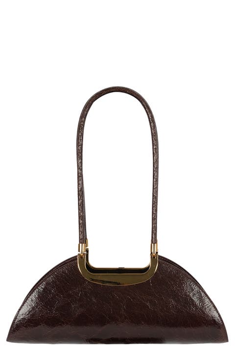 Retrograde Leather Shoulder Bag