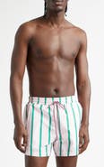 Thom Browne Stripe Swim Trunks
