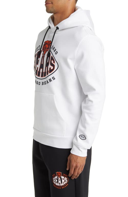 Shop Hugo Boss Boss X Nfl Touchback Graphic Hoodie In Chicago Bears White