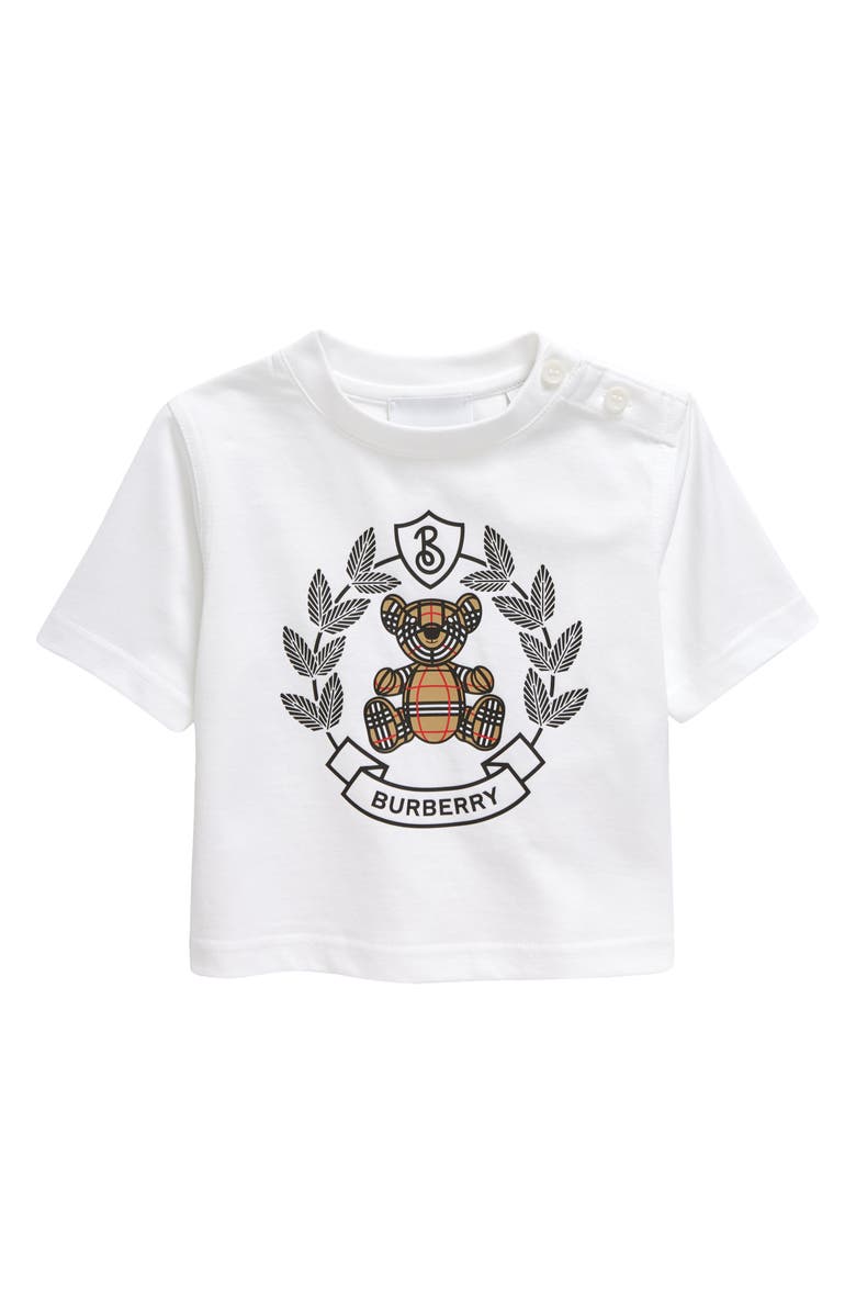 Burberry Kids' Cedar Crest Thomas Bear Graphic T-Shirt, Main, color, 