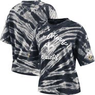 WEAR by Erin Andrews Women's WEAR by Erin Andrews Black New Orleans Saints Tie-Dye T-Shirt