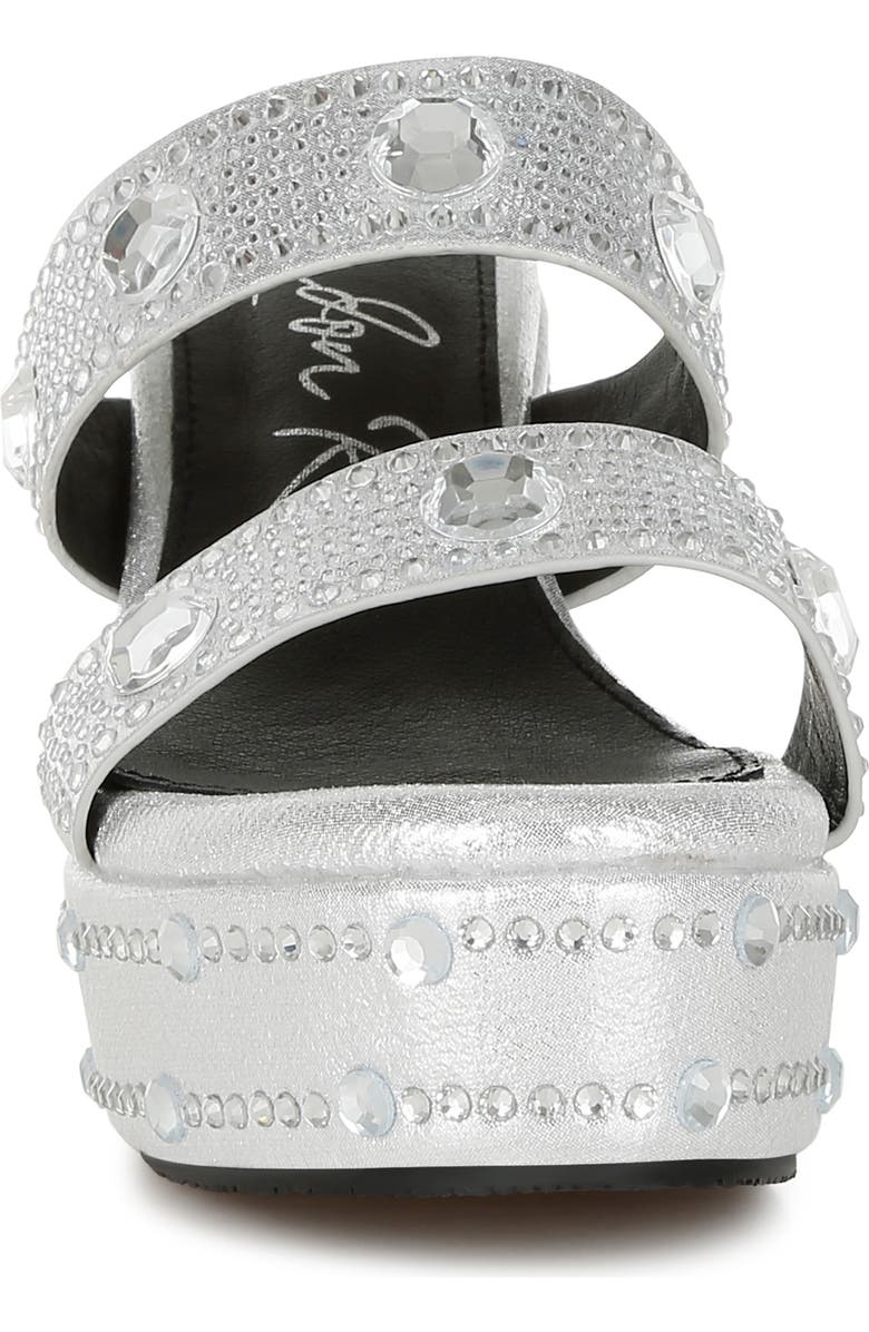 LONDON RAG Iki Diki Wedge Sandal, Alternate, color, Silver
