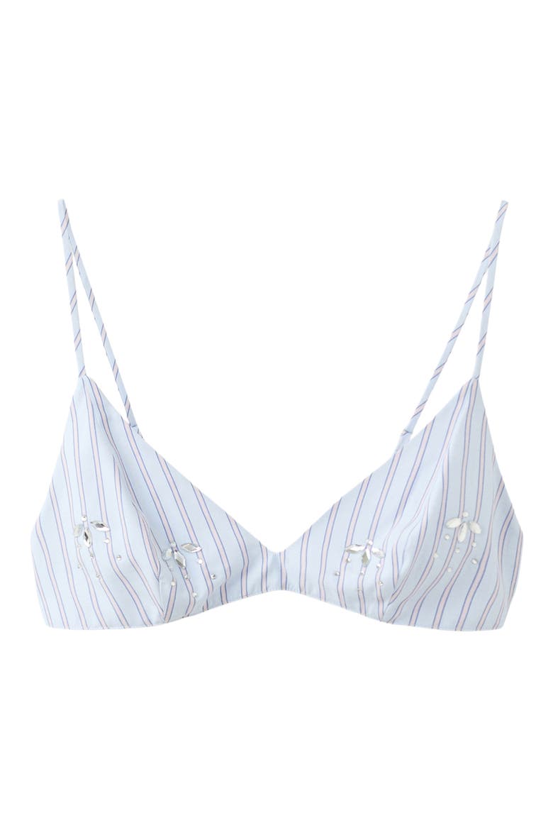 Gemstone Detail Bralette, Main, color, SKY BLUE