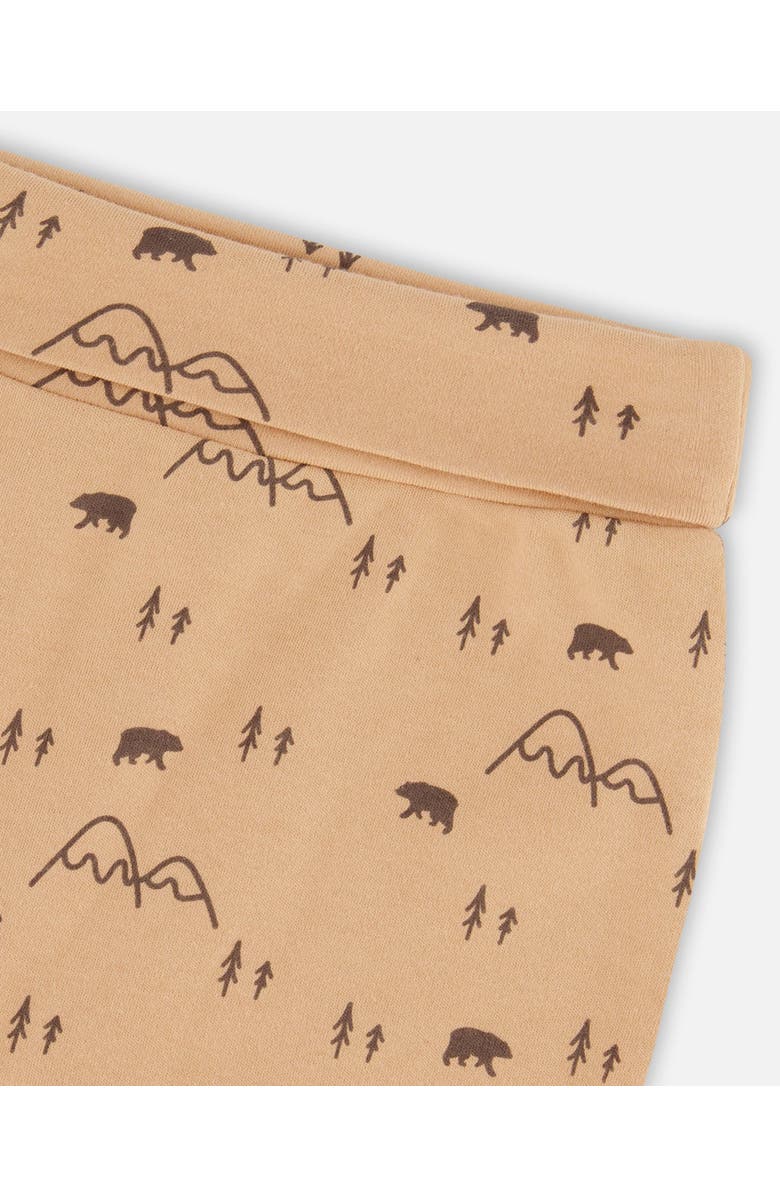 Deux par Deux Baby Boy's Organic Cotton Evolutive Pant Sand Printed Mountains, Alternate, color, 