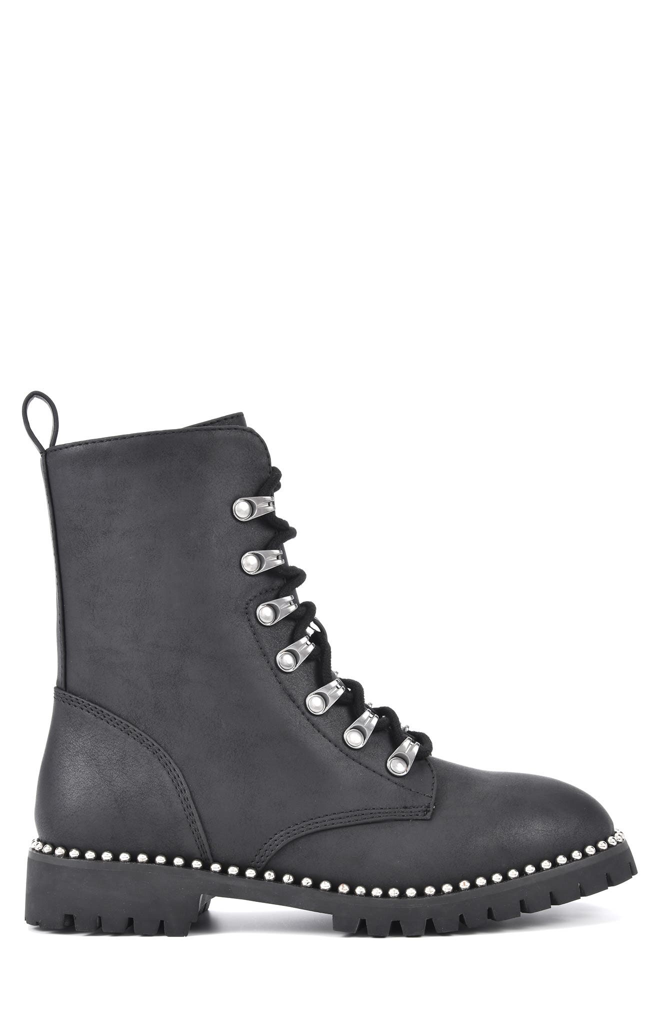 SEVEN DIALS Santino Studded Combat Boot, Alternate, color, 