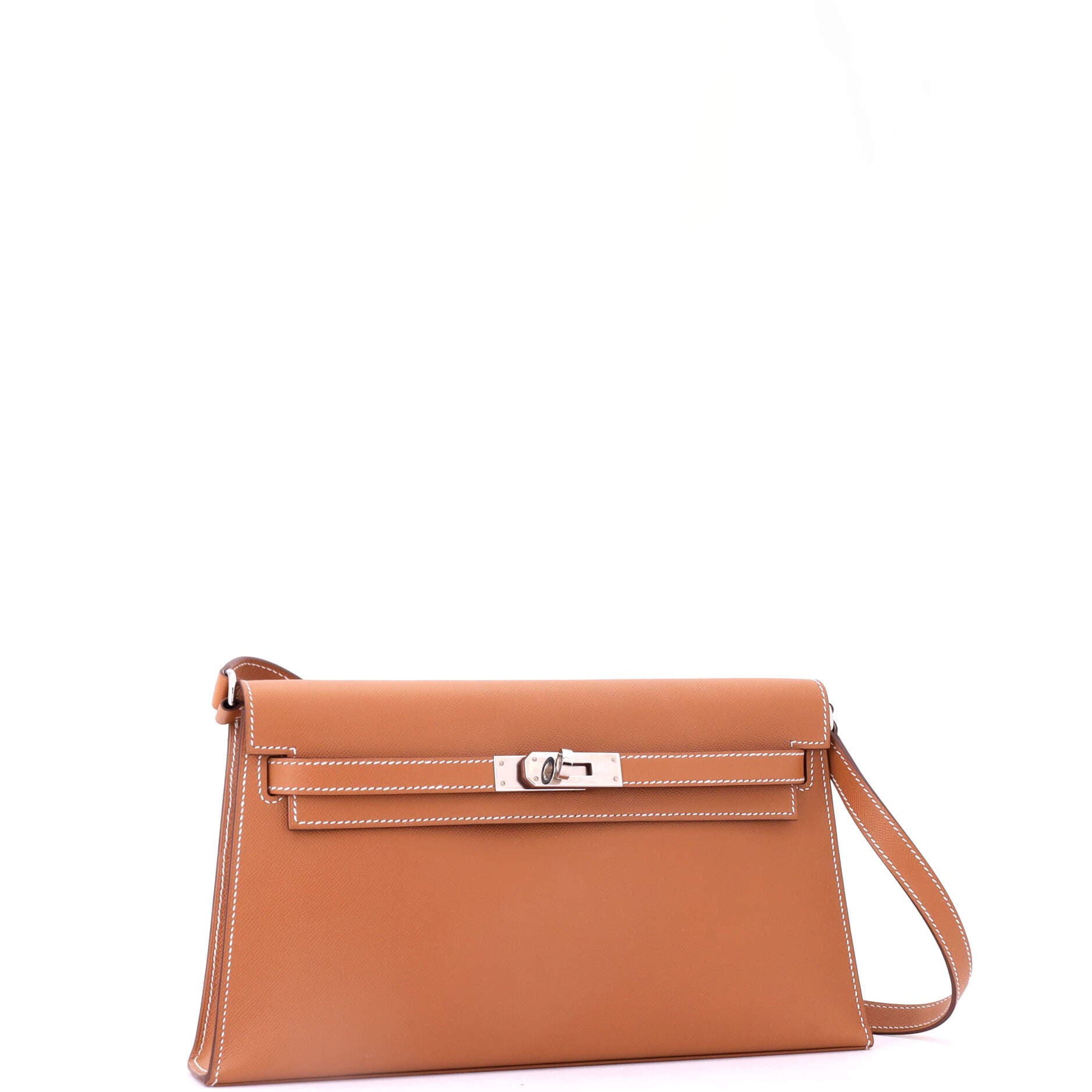 Pre-Owned Hermes Kelly Elan Shoulder Bag Madame, Alternate, color, Gold