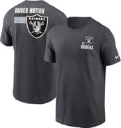 Nike Men's Nike Anthracite Las Vegas Raiders Blitz Essential T-Shirt