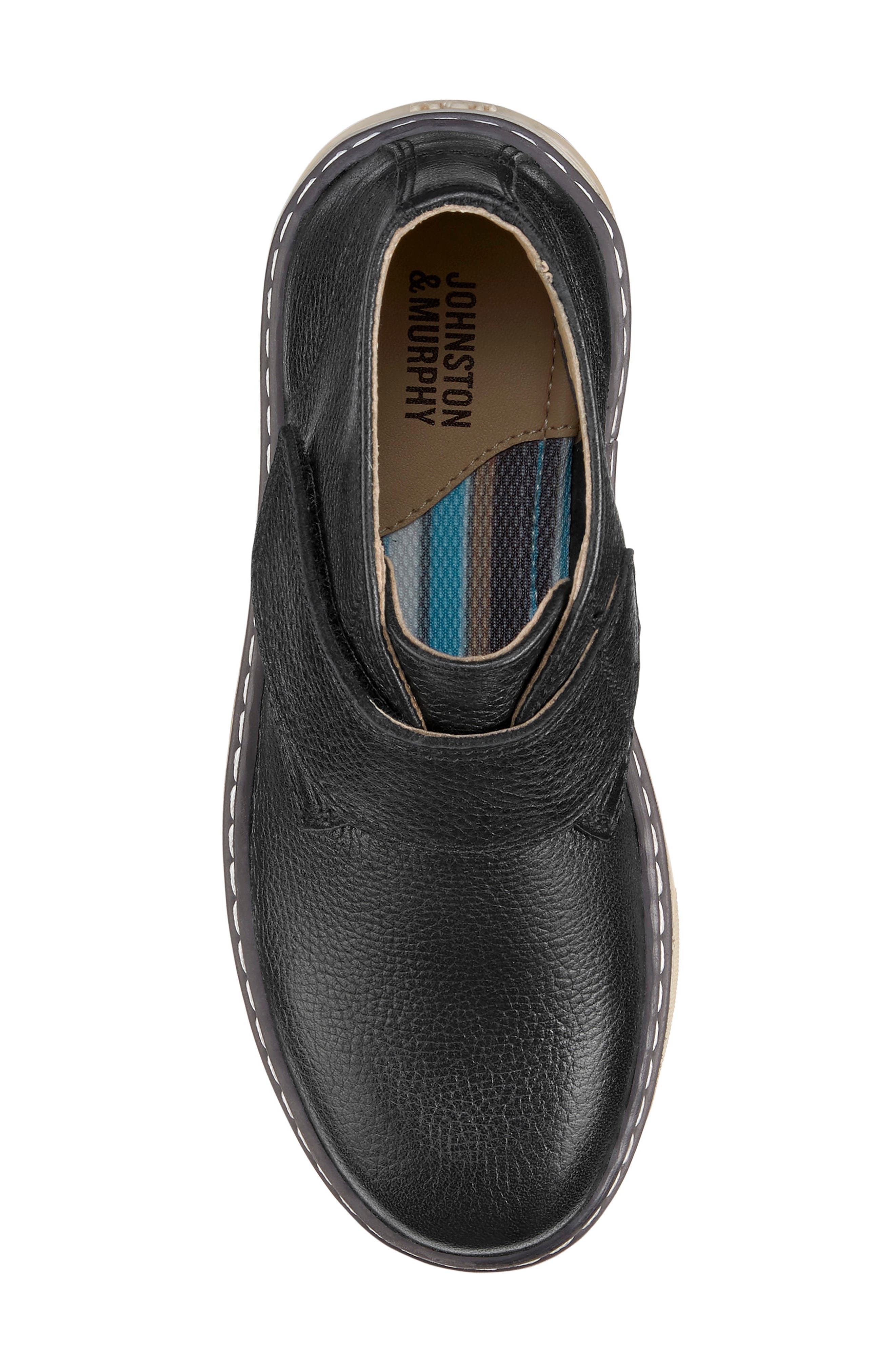 Johnston & Murphy McGuffey Chukka Boot, Alternate, color, Black Full Grain