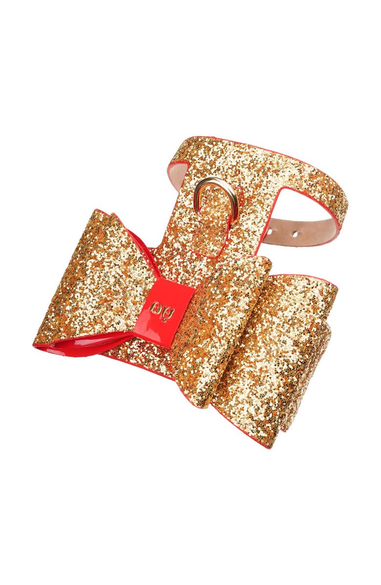 Moshiqa Glam Dog Harness, Main, color, Gold