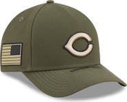 New Era Youth New Era Olive Cincinnati Reds 2026 Armed Forces Day 9FORTY M-Crown Adjustable Hat