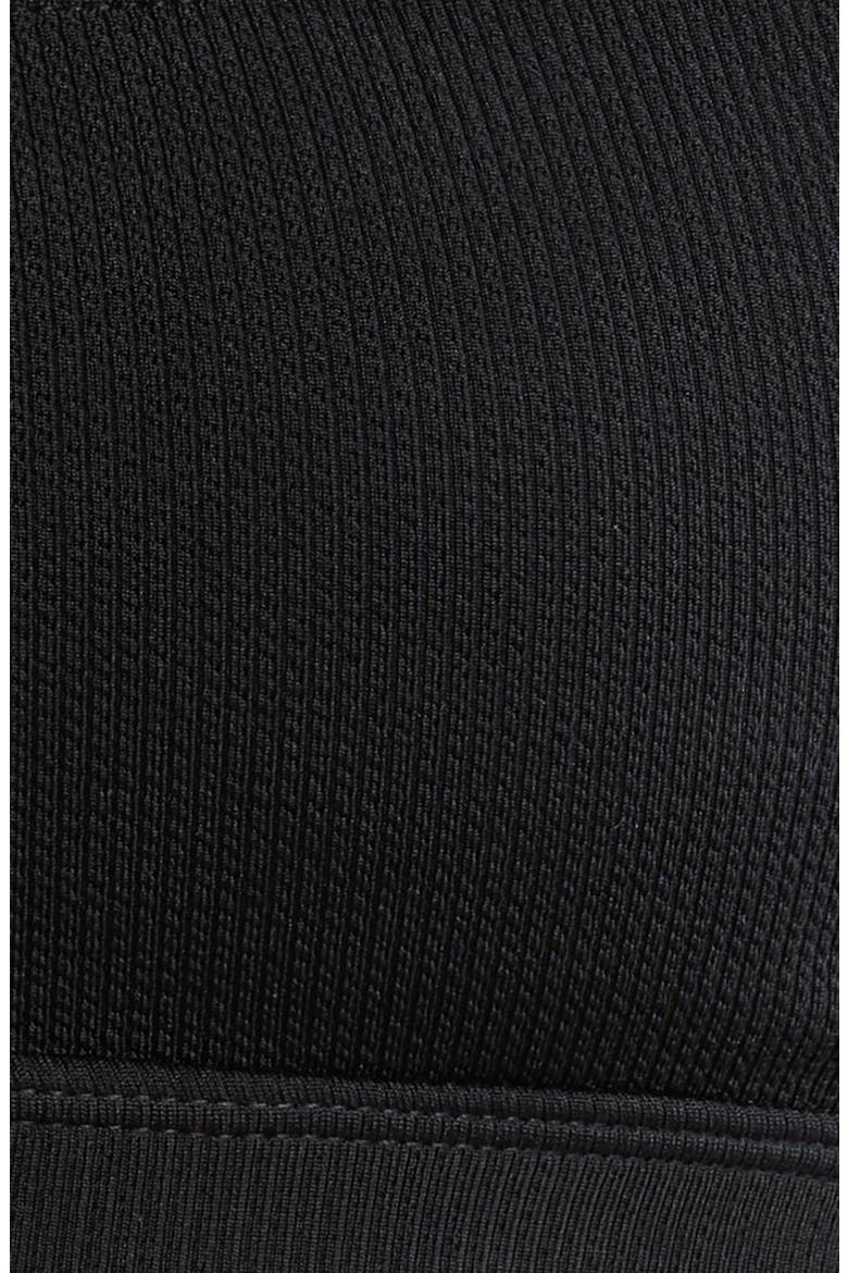 Crop Rib Bikini Top, Alternate, color, BLACK