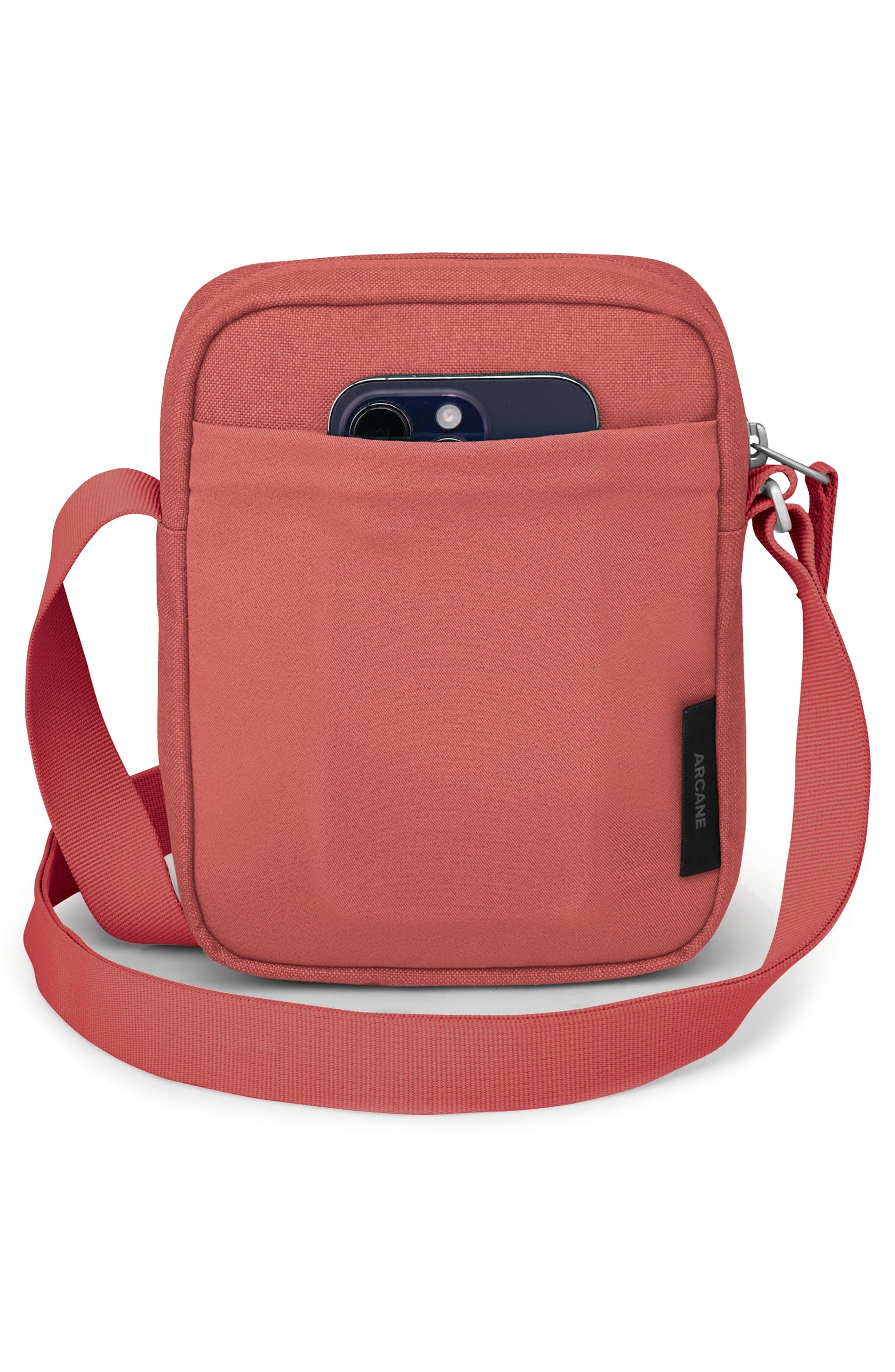 Osprey Arcane Small Crossbody Bag, Alternate, color, Red Pampas