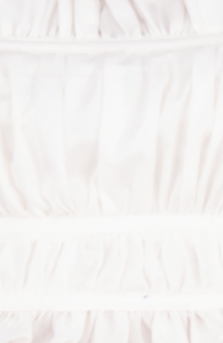 HOUSE OF CB Tula Shirred Off the Shoulder Crop Top, Alternate, color, 