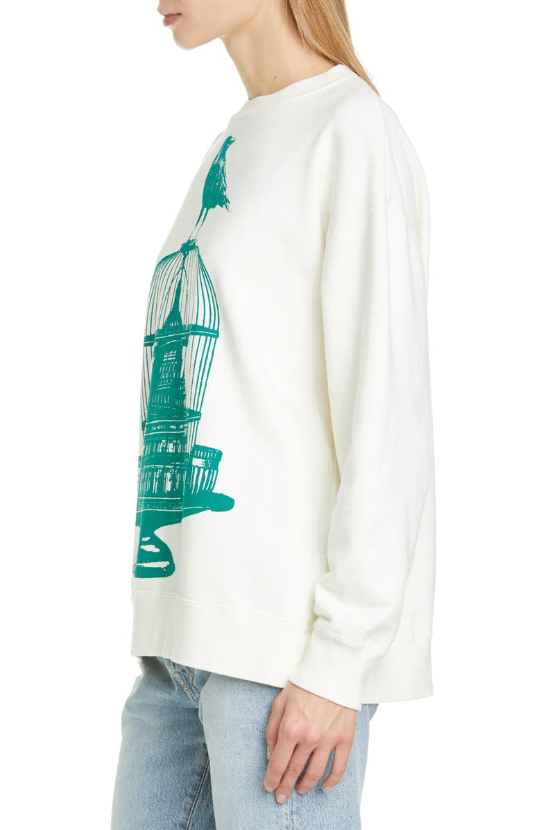 Undercover Crow Graphic Sweatshirt, Alternate, color, 