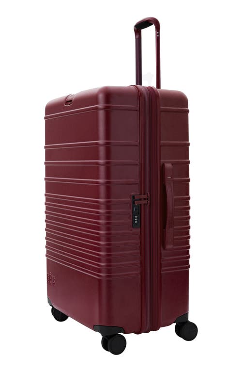 Beis Béis The Large 29-inch Check-in Roller In Burgundy