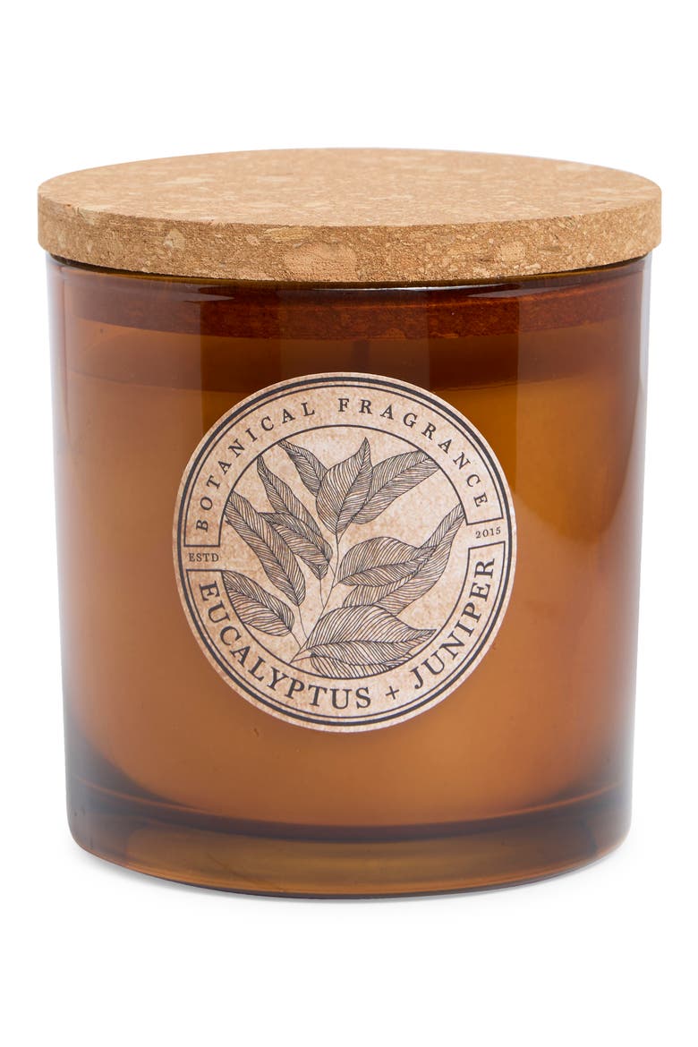Eucalyptus & Juniper Leaf Candle, Main, color, EUCALYPTUS JUNIPER LEAF
