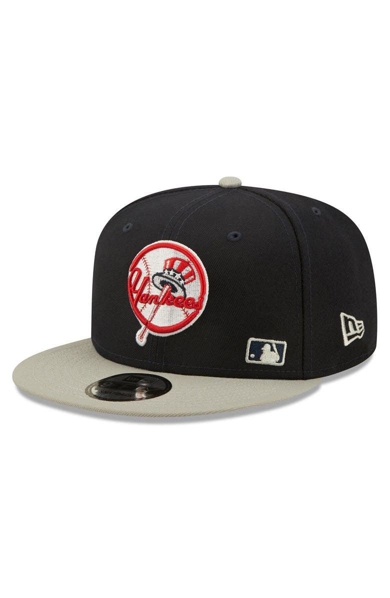 New Era Men's New Era Navy/Gray New York Yankees Flawless 9FIFTY Snapback Hat, Main, color, Navy