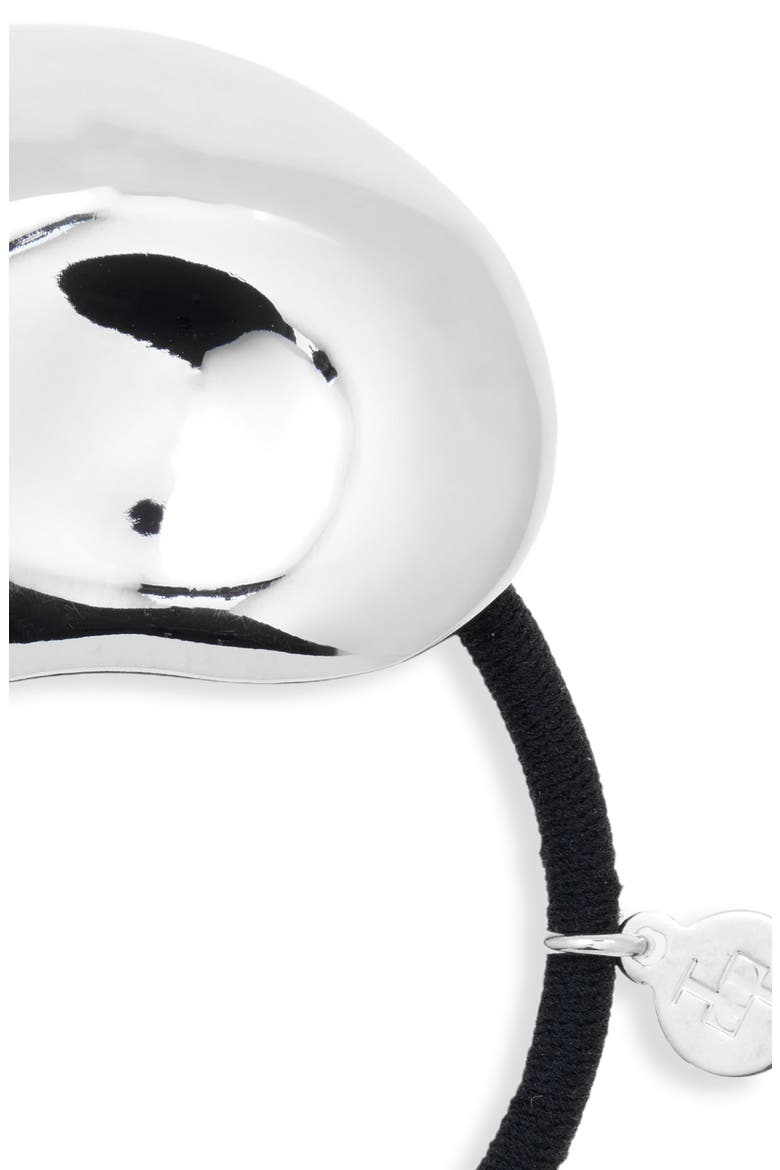 Zoe Ponytail Cuff, Alternate, color, RHODIUM