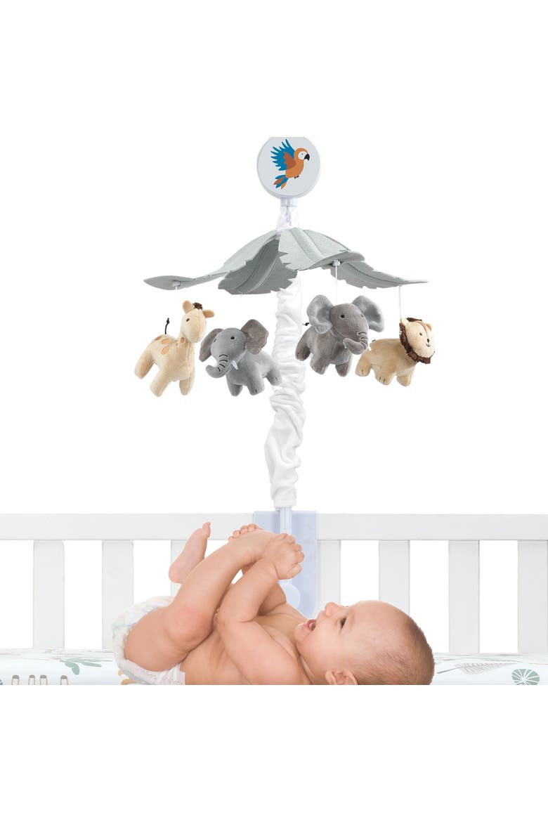 Jungle Friends Musical Baby Crib Mobile Animals Soother Toy, Alternate, color, Multicolor